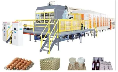 Automatic Egg Tray Production Machine